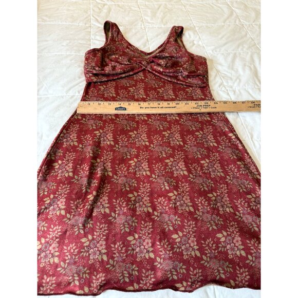 Cider Baby doll M  Floral V-Neck Sleeveless Midi Dress Romantic Euro Summer y2k - Picture 13 of 15